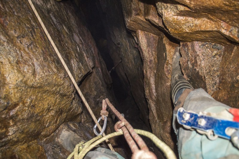 Scary traverses in Cornish mines! Mines near Newquay and Truro, Penzance, St. Ives, St. Just and Falmouth.